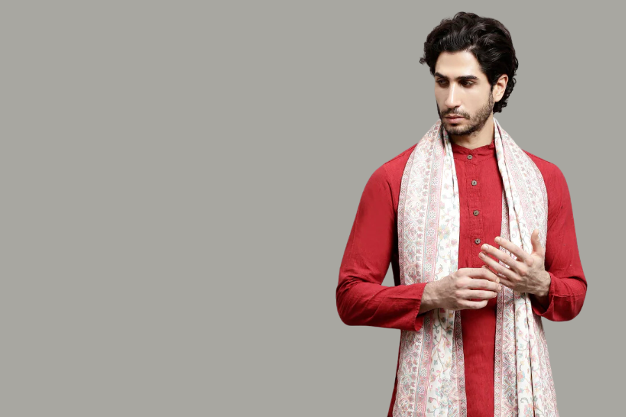 Kalamkari Stoles Men